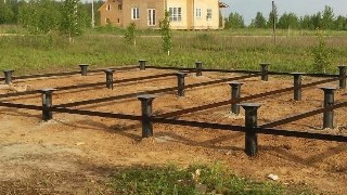 Установка и монтаж - винтовые сваи в изобильном для свайного фундамента дома. Цена от 2037 руб - видео закручивание