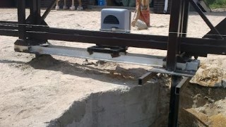 Купить сваи для ворот в Изобильный. Заказать ворота на сваях под ключ от 21381 руб